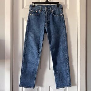 Gap High Rise Cheeky Straight Leg Jeans